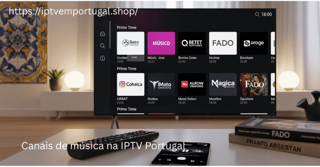 Canais de música na IPTV Portugal