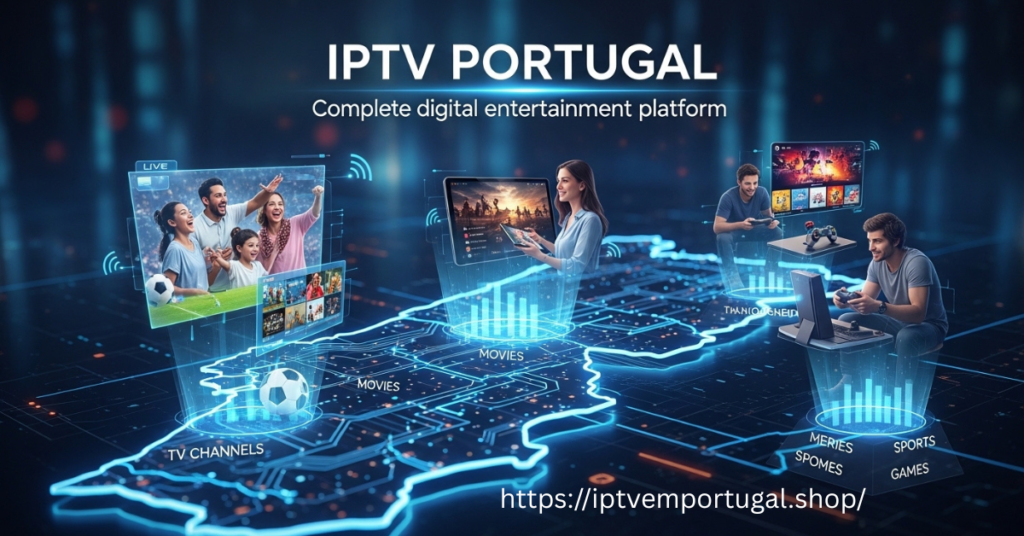 Plataforma de entretenimento IPTV Portugal